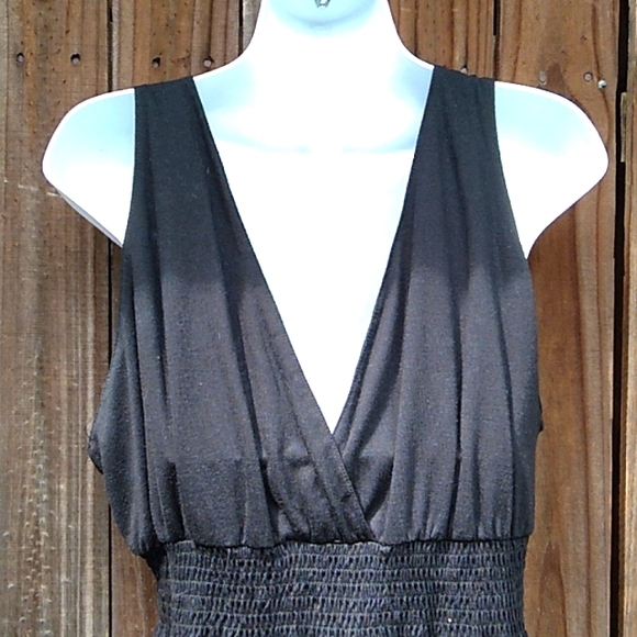 Deep V neck Knit Dress (3X) - Picture 6 of 8